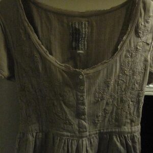 Womens fairy core babydoll long top